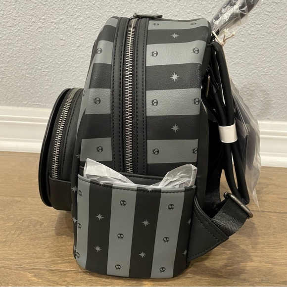 Loungefly Wednesday Nevermore Mini-Backpack - Entertainment Earth Exclusive - Picture 10 of 12